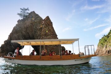 îles côtières d'Uradome en bateau